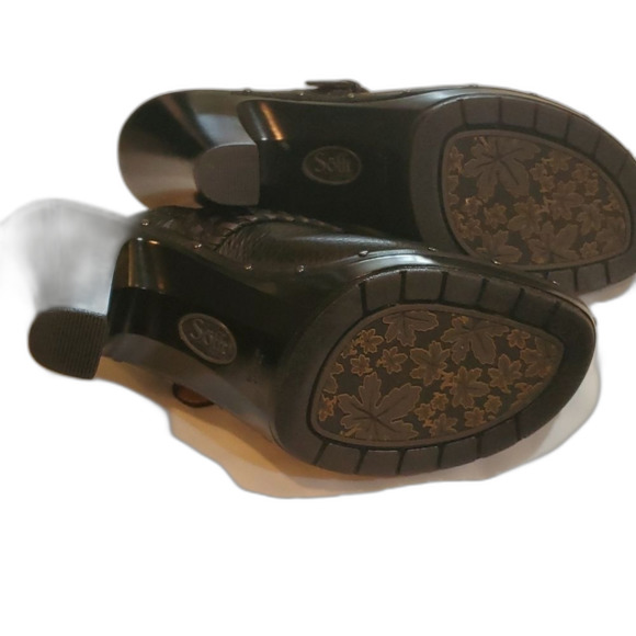 NWOT Söfft Leather Clogs Size 7 ½ - Picture 3 of 7